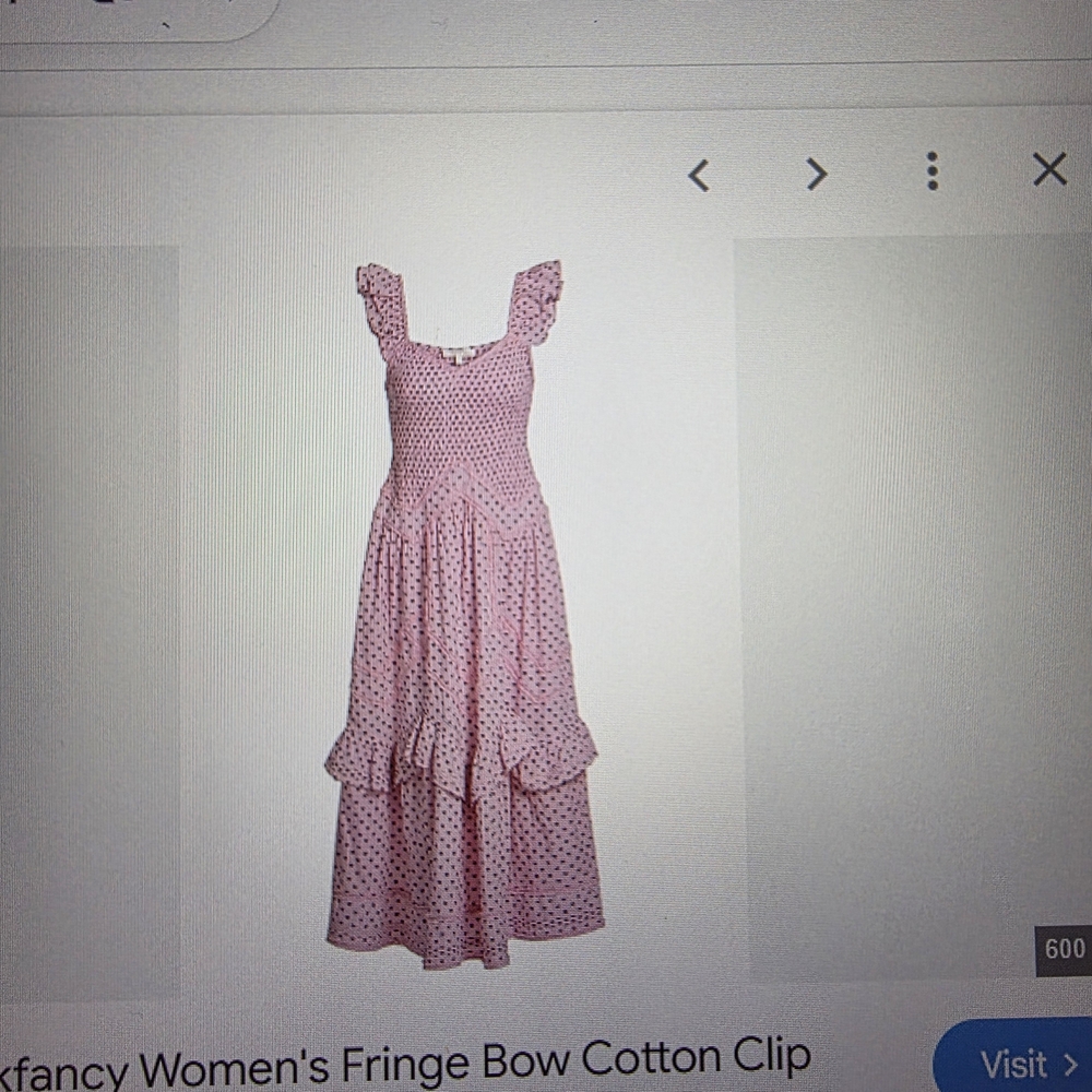 LoveShackFancy Pink Polka Dot Dress